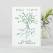 De boom van de Liefde Betekenis Persoonlijk Baby s Kaart (Staand voorkant)