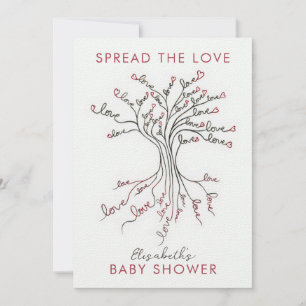 De boom van de Liefde Betekenis Persoonlijk Baby s Kaart