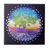 De boom van de Liefde, de Vrede, het Saldo Tegeltje (Voorkant)