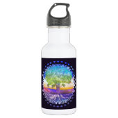 De boom van de Liefde, de Vrede, het Saldo Waterfles (Voorkant)