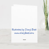 De Boom van de pinguïn Feestdagen Kaart (Achterkant)