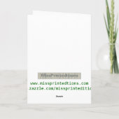 De Boom van de Sleutel van Kerstmis Feestdagen Kaart (Achterkant)