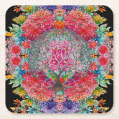 De boom van eeuwige kennis kartonnen onderzetters (Voorkant)