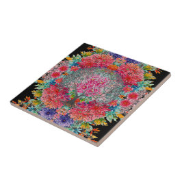 De boom van eeuwige kennis tegeltje