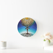 De boom van het ego ronde klok (Huis)