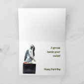 De Boom van het Geld van vaderdag Kaart (Binnen)