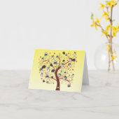 DE BOOM VAN HET KONIJNTJE KAART (Gele Bloem)