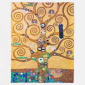 De boom van het Leven (detail), Klimt Fleece Deken (Voorkant)