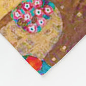 De boom van het Leven (detail), Klimt Fleece Deken (Hoek)