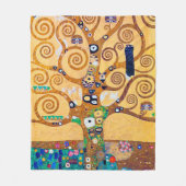 De boom van het Leven (detail), Klimt Fleece Deken (Voorkant)