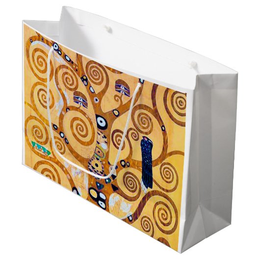 De boom van het Leven (detail), Klimt Groot Cadeauzakje (Voorkant Gekanteld)