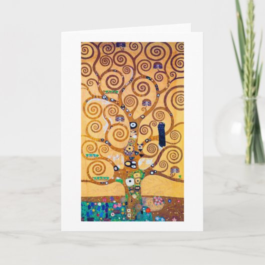 De boom van het Leven (detail), Klimt Kaart (Voorkant)