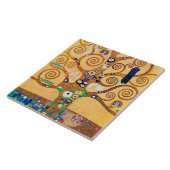 De boom van het Leven (detail), Klimt Tegeltje (Zijkant)