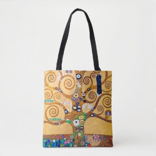 De boom van het Leven (detail), Klimt Tote Bag