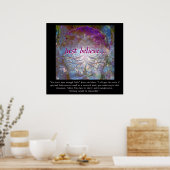 De boom van het leven geloof gewoon poster (Keuken)