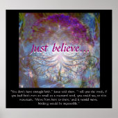 De boom van het leven geloof gewoon poster (Voorkant)