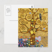 "De boom van het leven", Gustav Klimt Briefkaart (Voorkant / Achterkant)