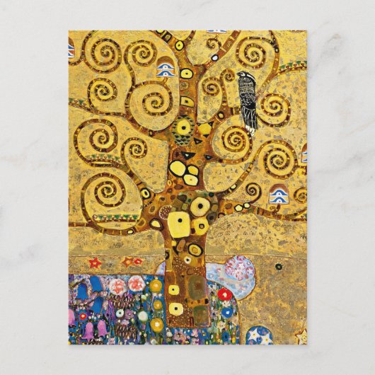 "De boom van het leven", Gustav Klimt Briefkaart (Voorkant)
