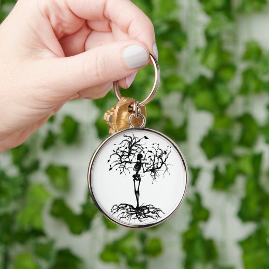 De boom van het leven in mij sleutelhanger (Hand)