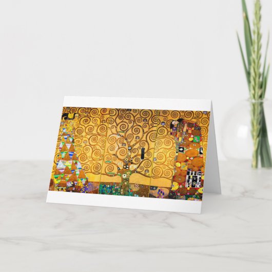 De boom van het leven, Klimt Card Kaart (Voorkant)