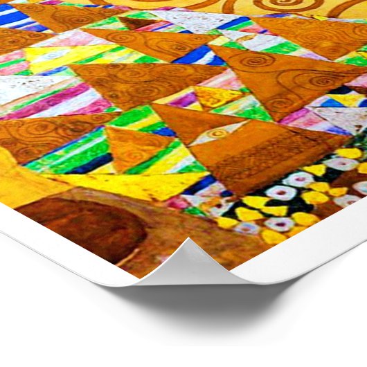 De boom van het Leven, Klimt Poster (Hoek)