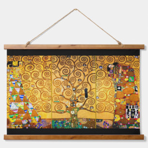 De boom van het Leven, Klimt Poster Hangend Wandkleed