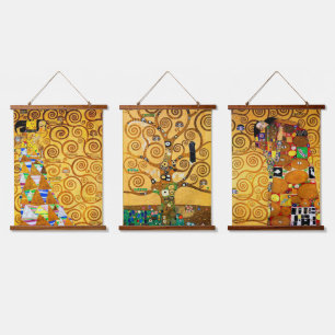De boom van het Leven, Klimt Poster Hangend Wandkleed
