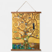 De boom van het Leven, Klimt Poster Hangend Wandkleed (Voorkant 2)