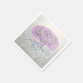 De boom van het leven lichtheid servet (Hoek)