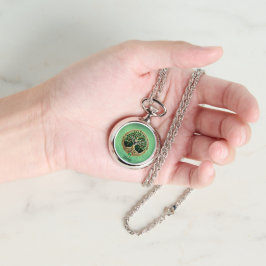De boom van het leven met Keltische knopen. Horloge