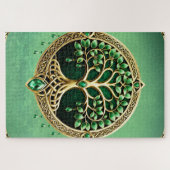 De boom van het leven met Keltische knopen. Legpuzzel (Horizontaal)