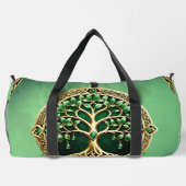 De boom van het leven met Keltische knopen. Plunjezak (Achterkant)