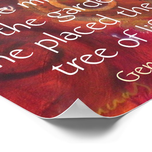 De boom van het leven poster (Hoek)