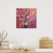 De boom van het leven poster (Keuken)