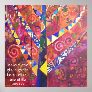 De boom van het leven poster