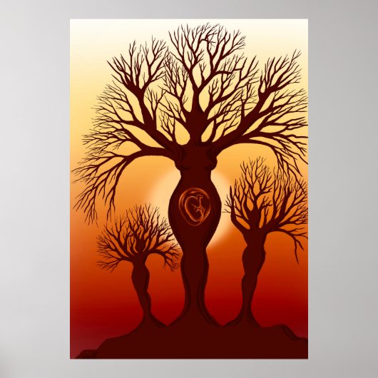 De boom van het moederschap poster (Voorkant)