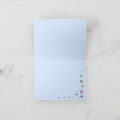 De boom van het Noemen van het Baby van het Leven Bedankkaart (Binnen)