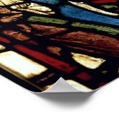 De boom van Jesse, 13e eeuw (gekleurd glas) Poster (Hoek)