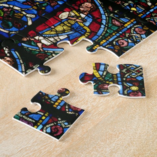 De boom van Jesse, het lancetvenster in het westel Legpuzzel (Zijkant)