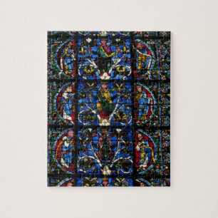 De boom van Jesse, het lancetvenster in het westel Legpuzzel