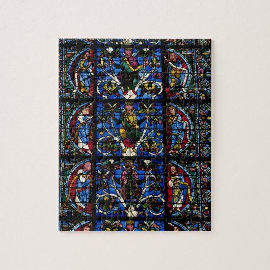 De boom van Jesse, het lancetvenster in het westel Legpuzzel (Verticaal)