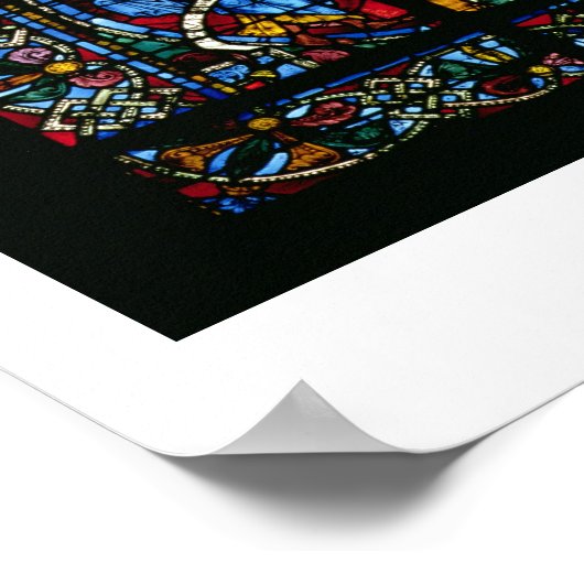 De boom van Jesse, het lancetvenster in het westel Poster (Hoek)