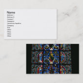 De boom van Jesse, het lancetvenster in het westel Visitekaartje (Voorkant / Achterkant)