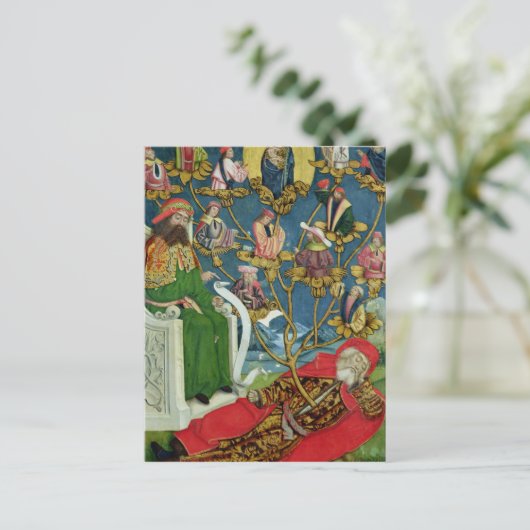 De boom van Jesse, van de Dome Altar, 1499 Briefkaart (Staand voorkant)