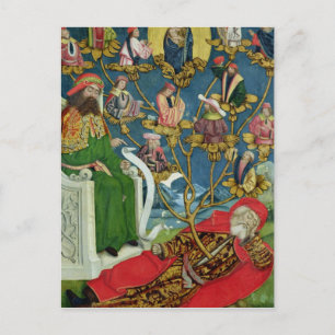 De boom van Jesse, van de Dome Altar, 1499 Briefkaart