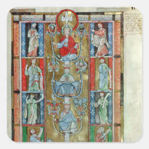 De boom van Jesse Vierkante Sticker