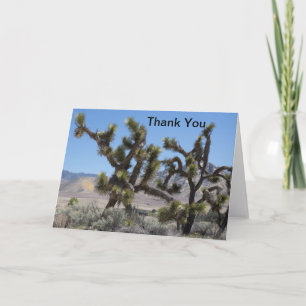 De Boom van Joshua in Californië Notitiekaartje