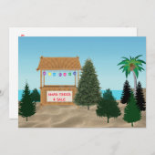 De Boom van Kerstmis Lot bij de Uitnodiging van he (Voorkant / Achterkant)