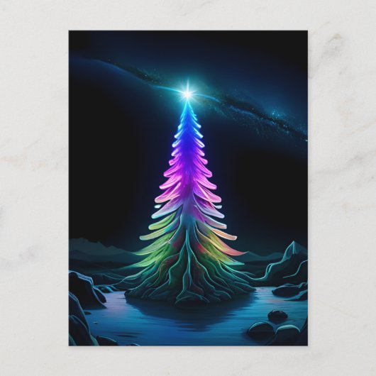 De Boom Van Licht Feestdagenkaart (Voorkant)