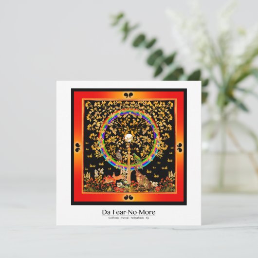 De boom van LIfe Kaart (Staand voorkant)